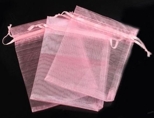 Sacchettini organza rosa - 10,
