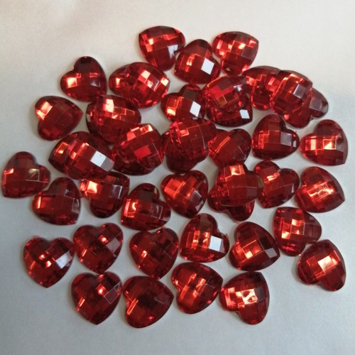 Cristalli cuore rosso 100x - cuore,
