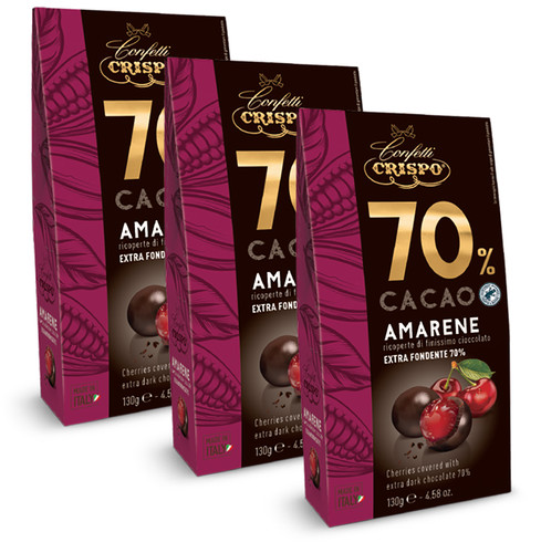 Crispo confetti cacao - 3x, 70%