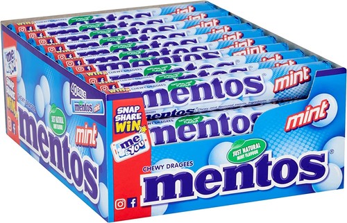 Mentos mint chewy - mint, dragees